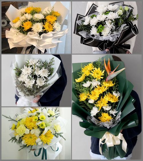甘肃省定西漳县武阳镇白事花束代送
